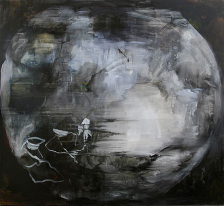 Moon oil on canvas 182x200cm 2007